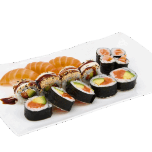 802. Lachs Bento