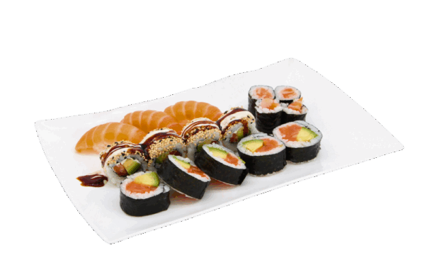802. Lachs Bento